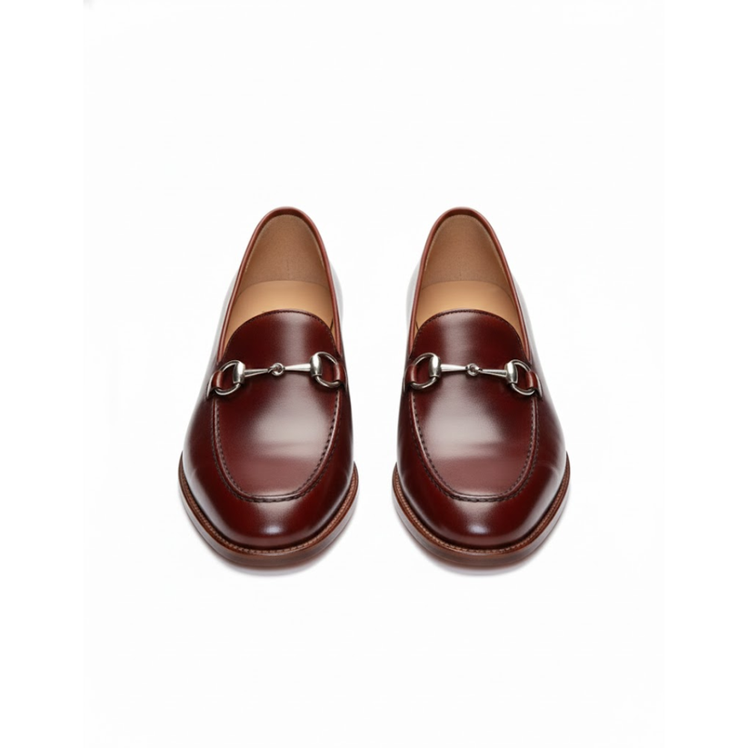 Ravid - Leather Shoes with Buckle Detail