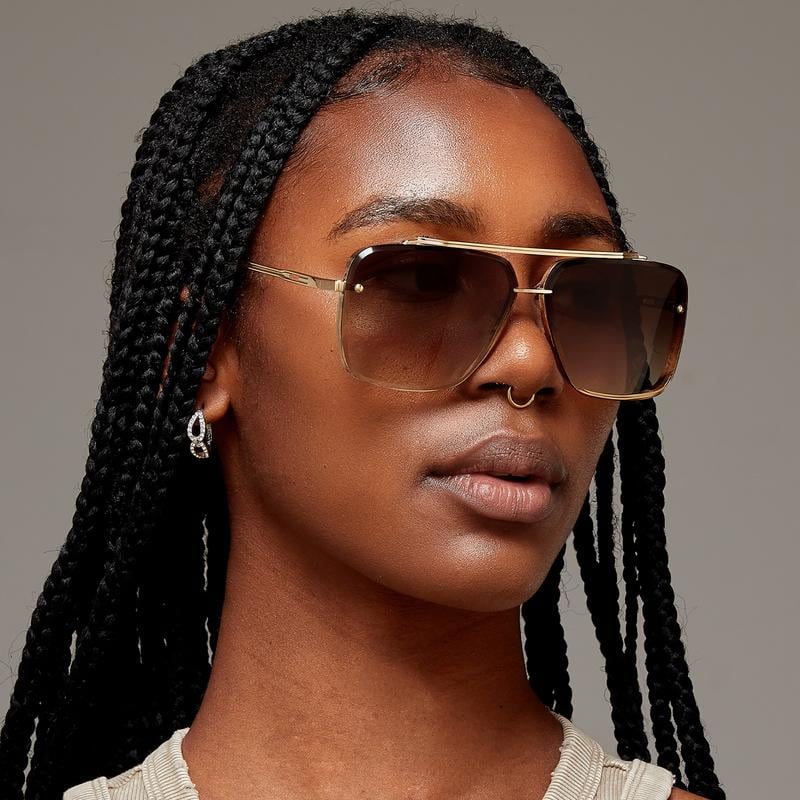 RayForge – Retro Sunglasses with Gradient and UV400 Protection