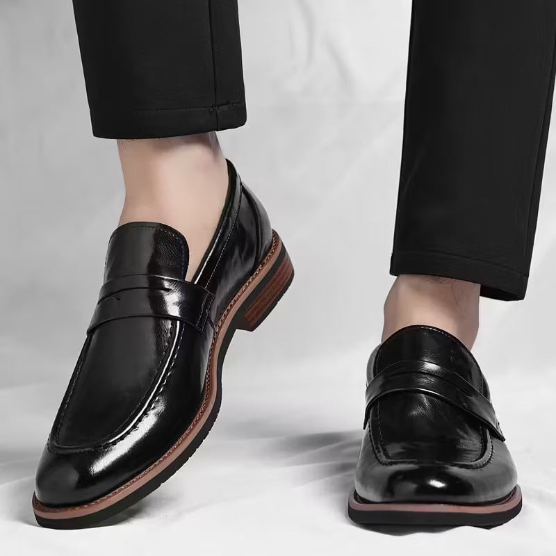 Rayan - Orthopedic Non-Slip Leather Shoes