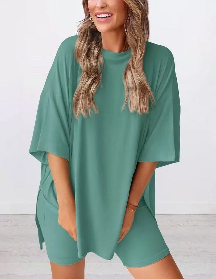 Rikke - Short Sleeve Two-Piece Set