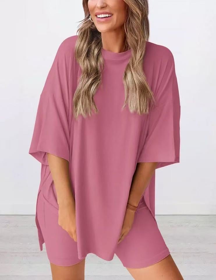 Rikke - Short Sleeve Two-Piece Set