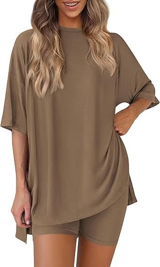 Rikke - Short Sleeve Two-Piece Set