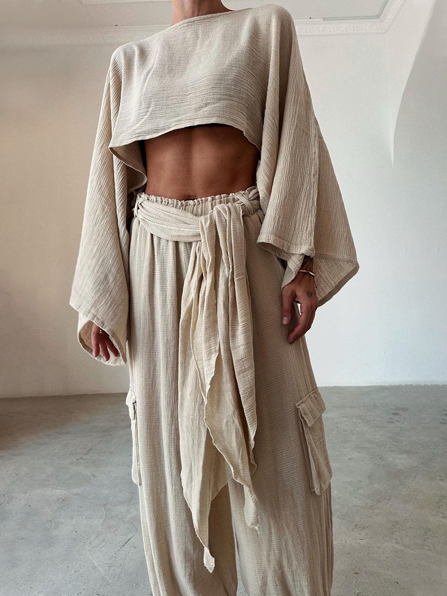 Rosario - Two-Piece Linen Set