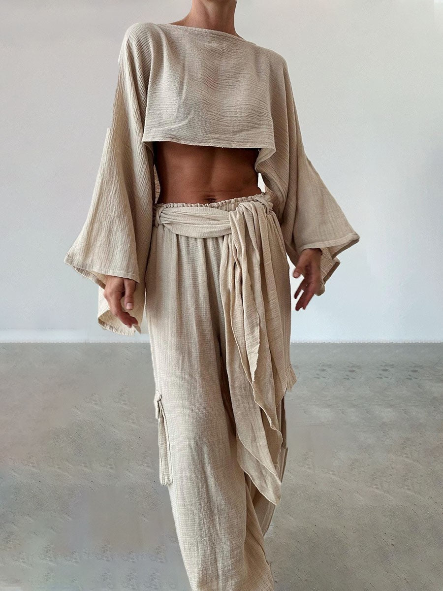 Rosario - Two-Piece Linen Set