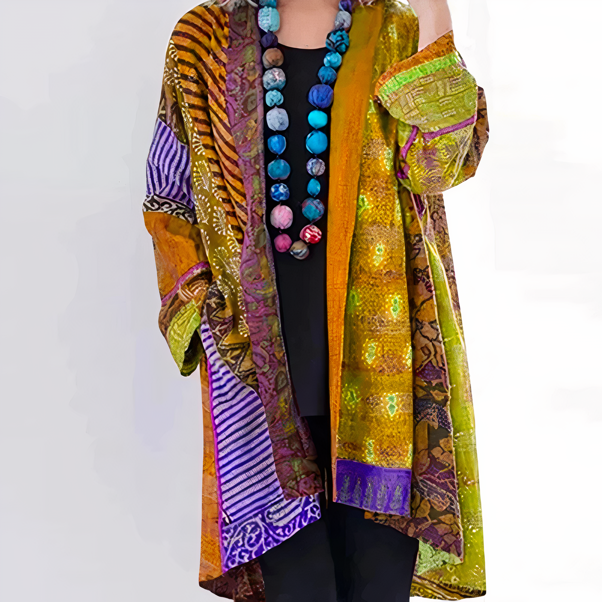 Rozenna – Kimono-Style Cardigan