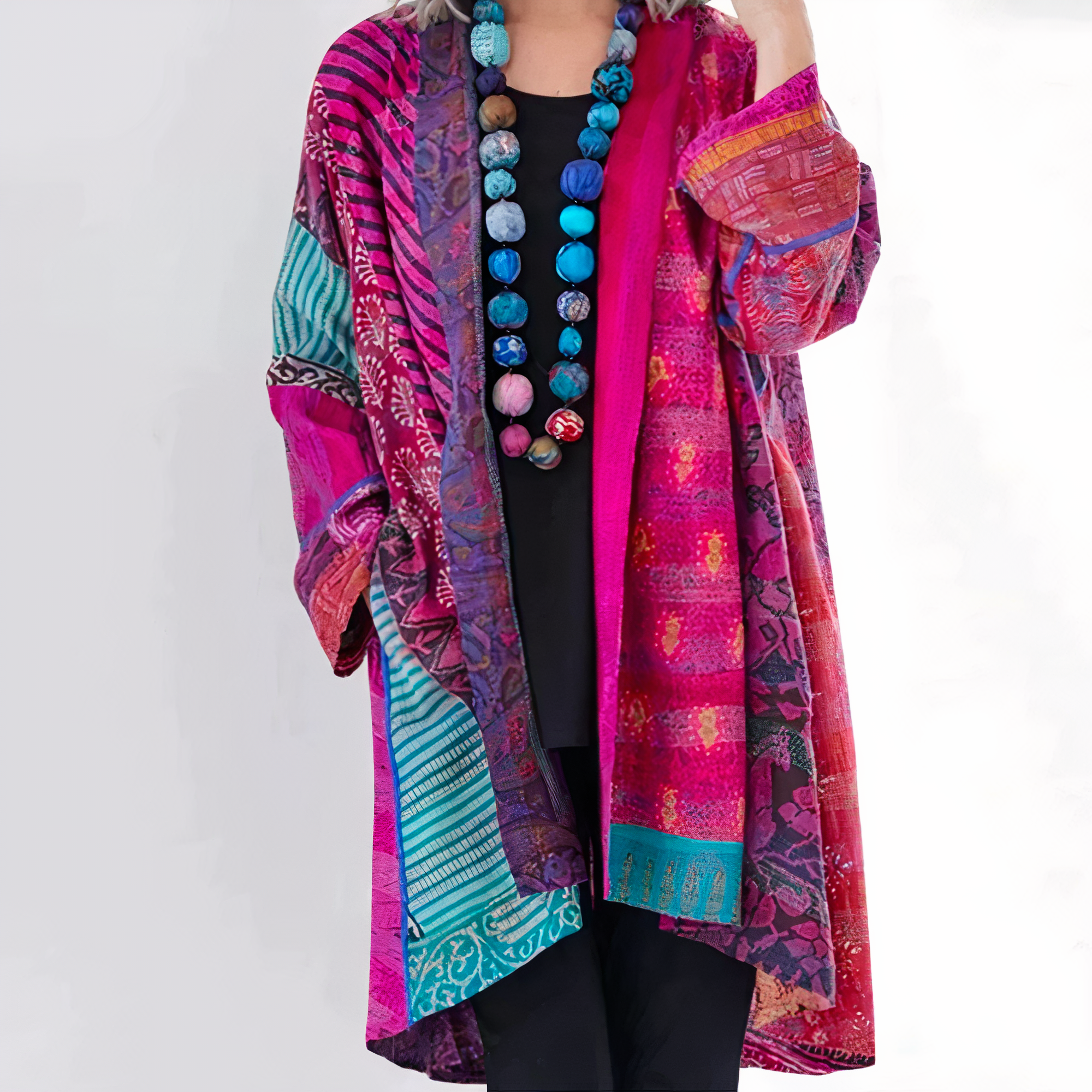 Rozenna – Kimono-Style Cardigan