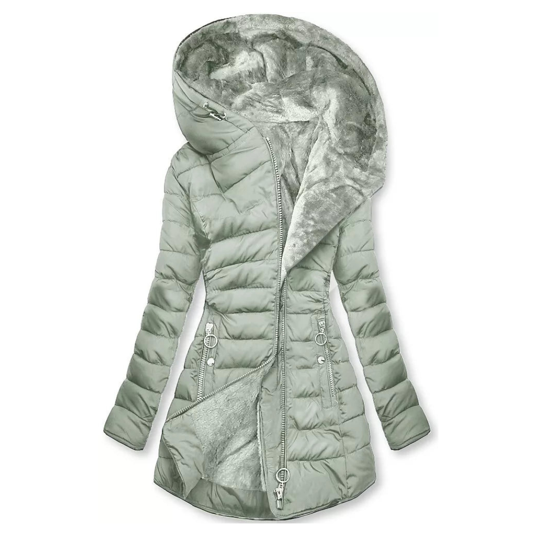 Ruchmira – Waterproof Padded Coat with Hood and Fleece Lining