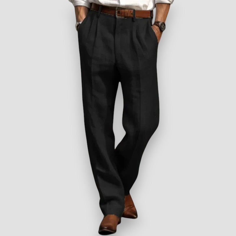 Alexei – Pantaloni Classici in Lino