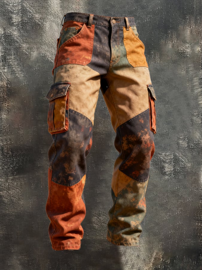 Santner – Retro Work Pants with Contrasting Pockets