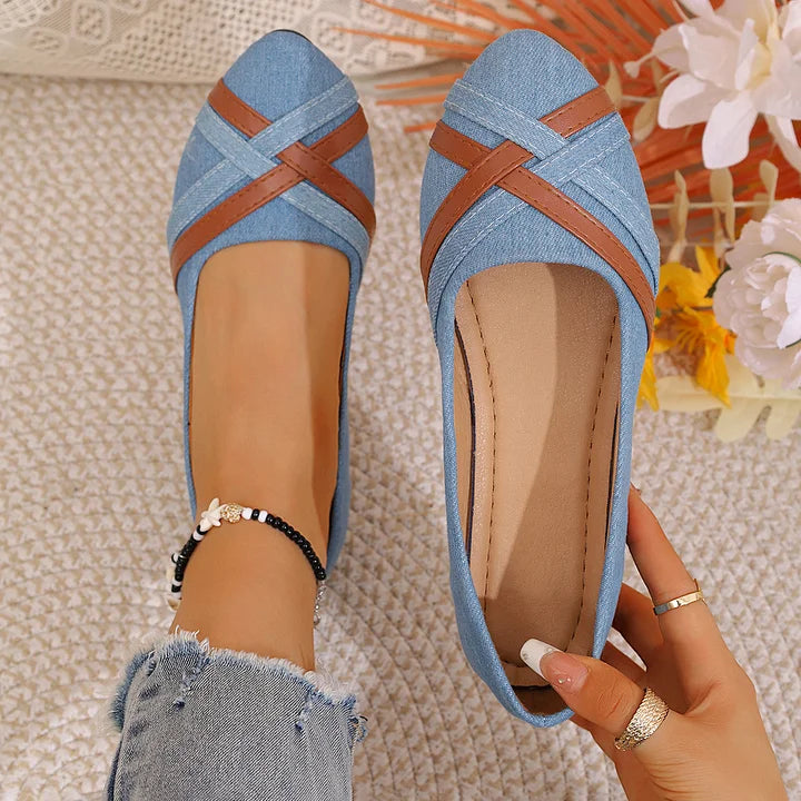 Shakina – Comfortable Shoes with Crossed Straps