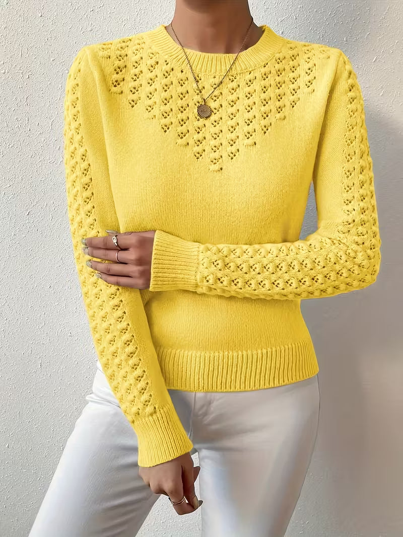 Shannen - Long-Sleeve Knit Sweater
