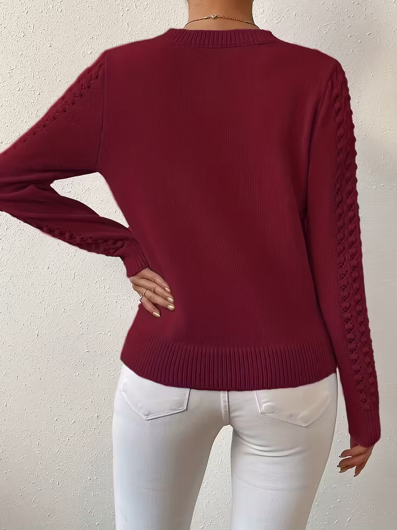 Shannen - Long-Sleeve Knit Sweater