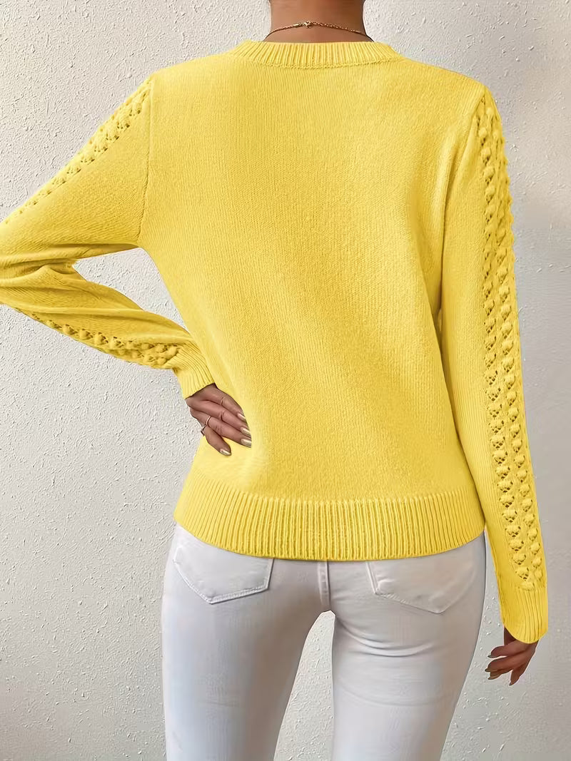 Shannen - Long-Sleeve Knit Sweater