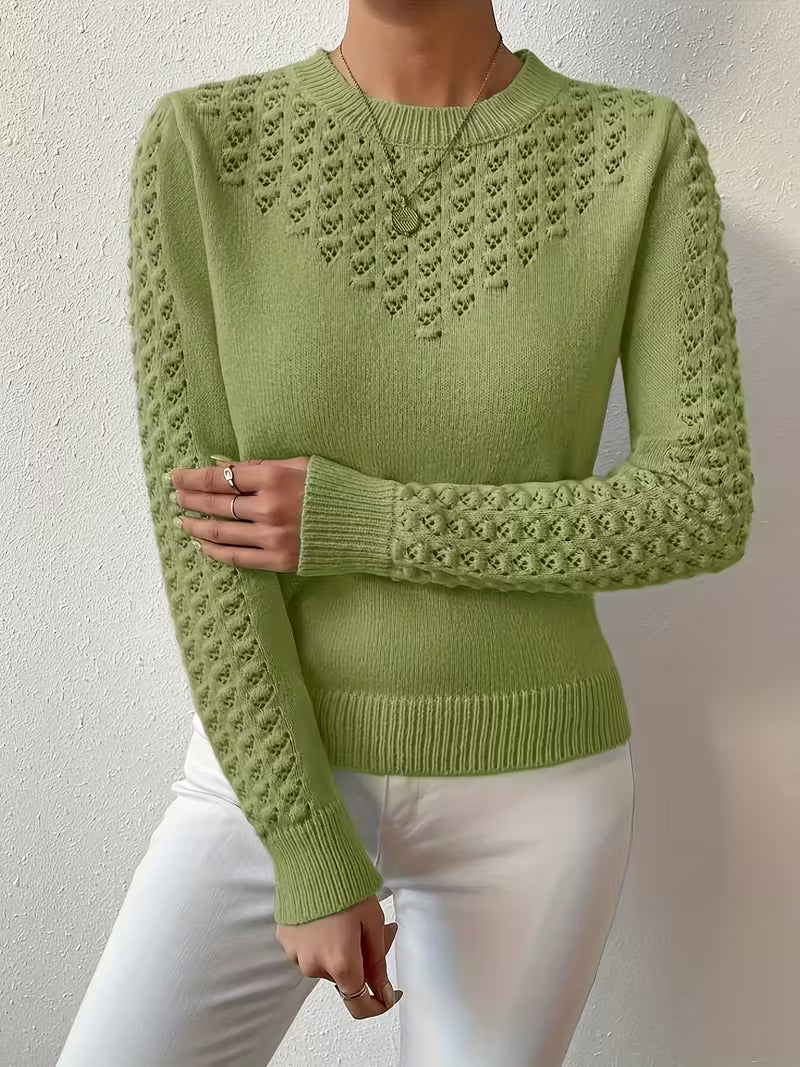 Shannen - Long-Sleeve Knit Sweater