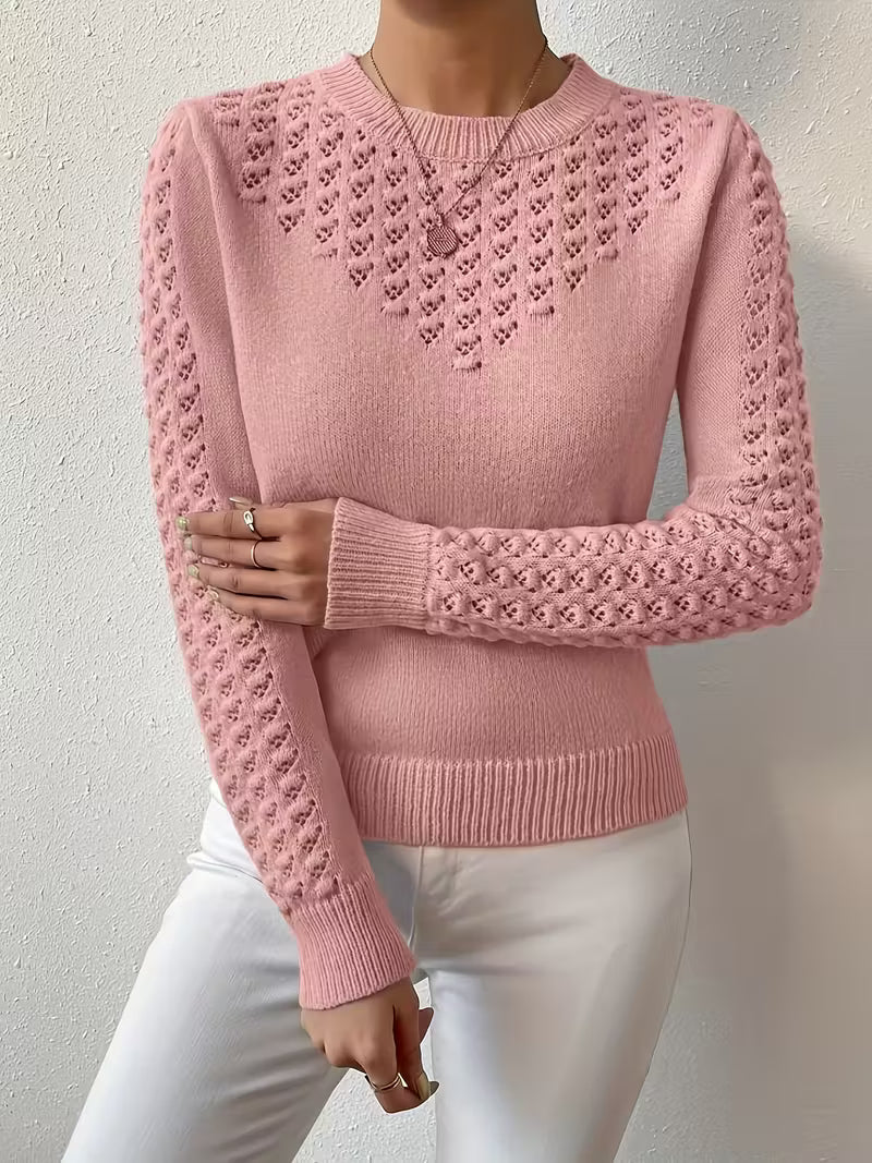 Shannen - Long-Sleeve Knit Sweater