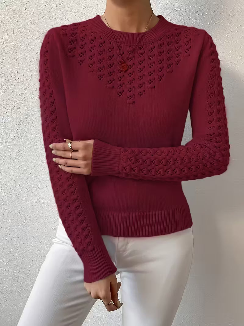 Shannen - Long-Sleeve Knit Sweater