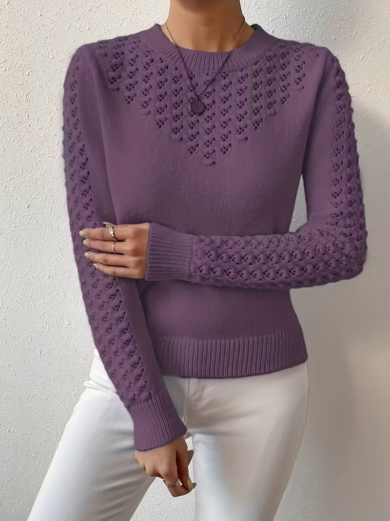 Shannen - Long-Sleeve Knit Sweater