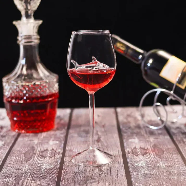 SharkSip - Wine Glass in Shark Shape