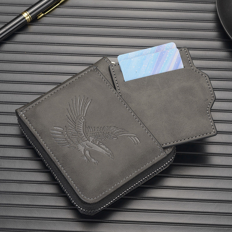 Shawn – Luxury Wallet with Eagle Embossing