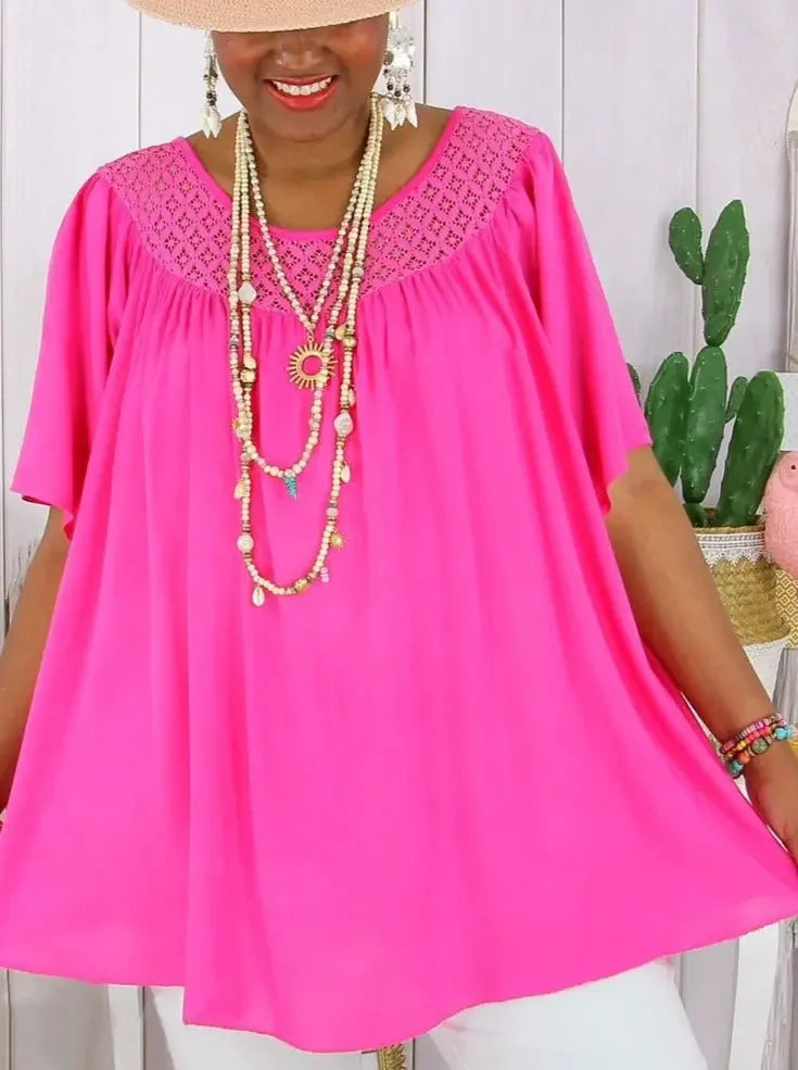 Silvana - Summer Dress with Short Sleeves