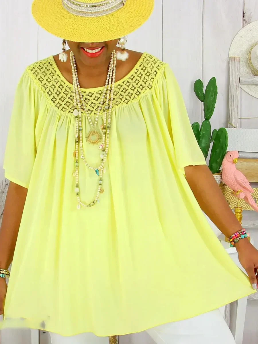 Silvana - Summer Dress with Short Sleeves