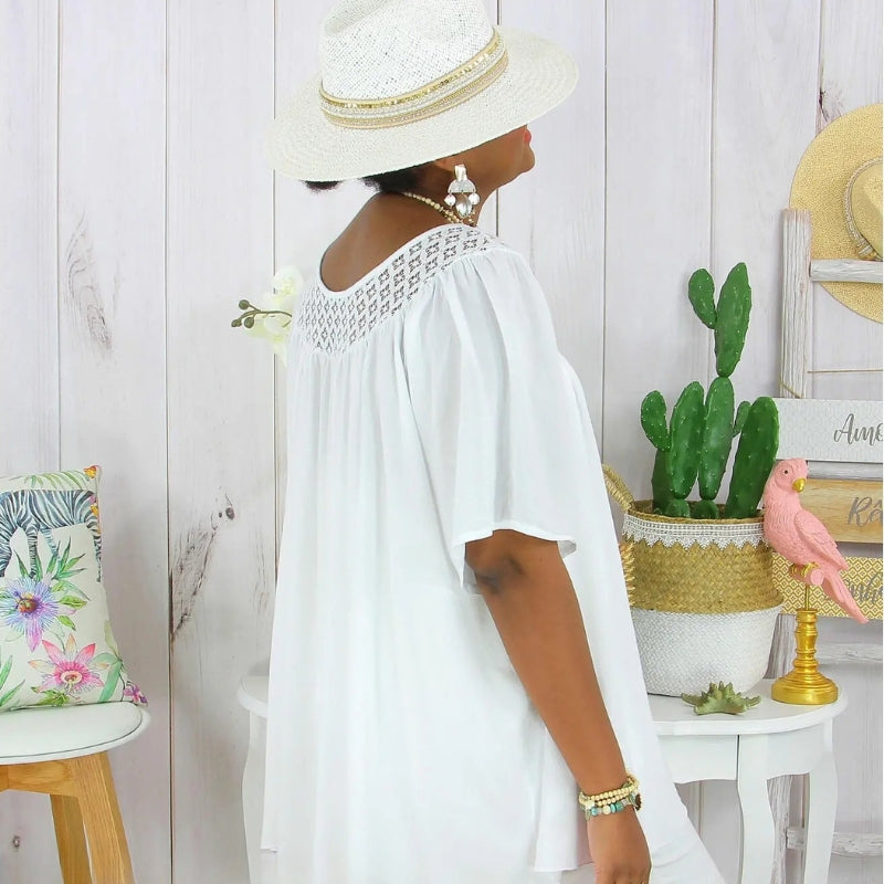Silvana - Summer Dress with Short Sleeves