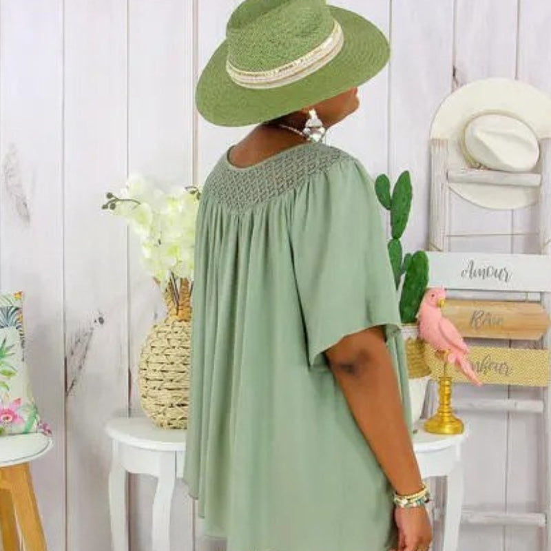Silvana - Summer Dress with Short Sleeves