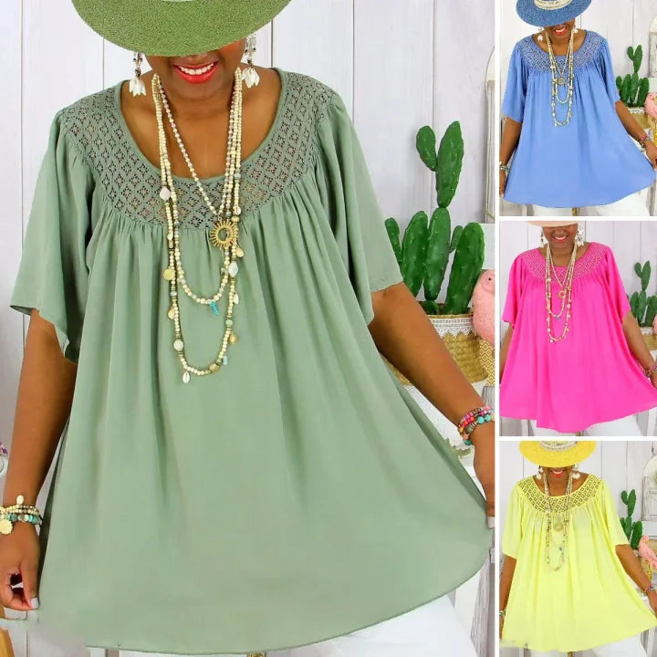 Silvana - Summer Dress with Short Sleeves