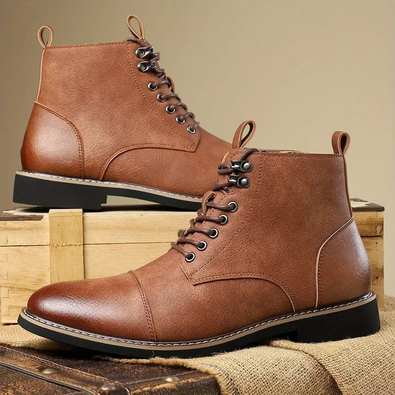 Sjaak – Orthopedic Leather Boots