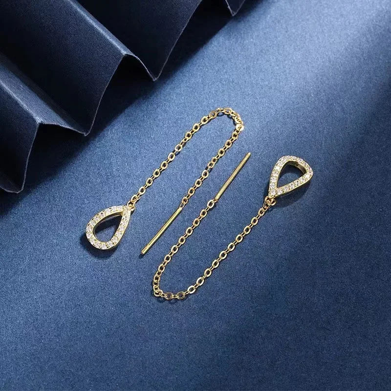 Soazig – Long Drop Earrings