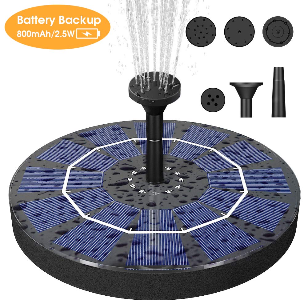 Solar-Powered Fountain Pump