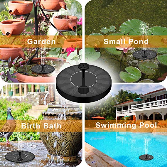 Solar-Powered Fountain Pump