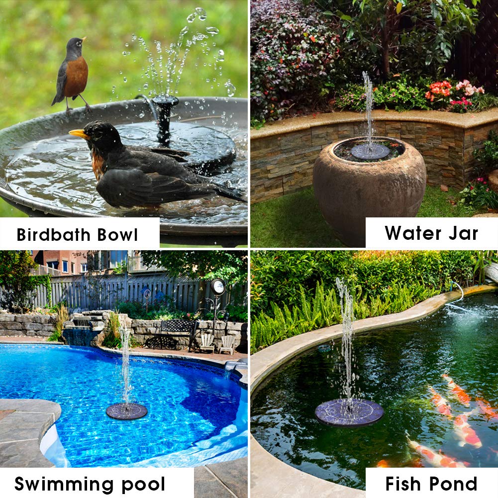 Solar-Powered Fountain Pump