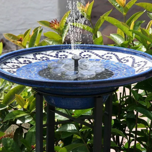 Solar-Powered Water Fountain