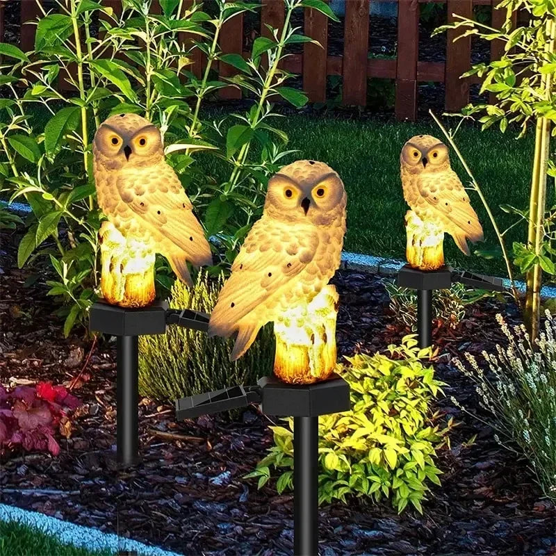 SolarOwl – Solar-Powered Owl Garden Lamp