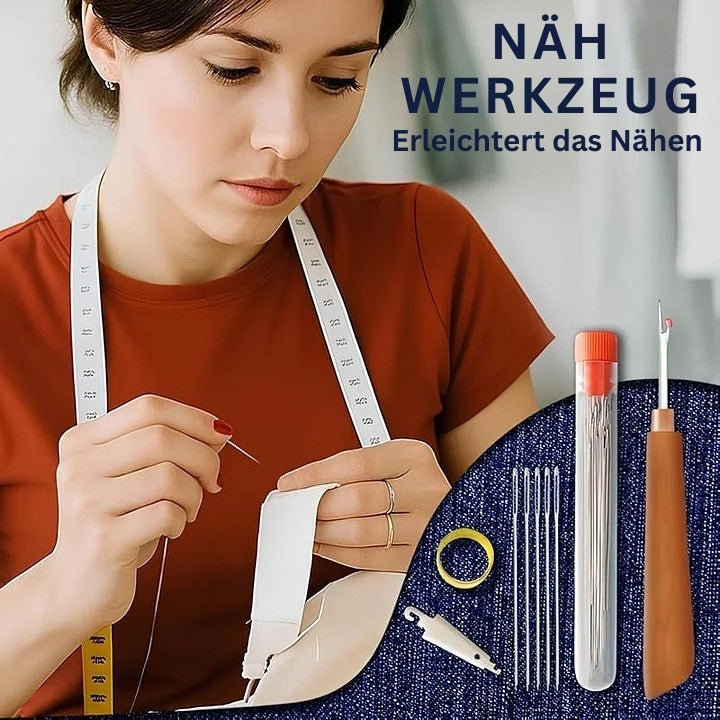 StitchPro - Set with Steel Needles with Large Eye