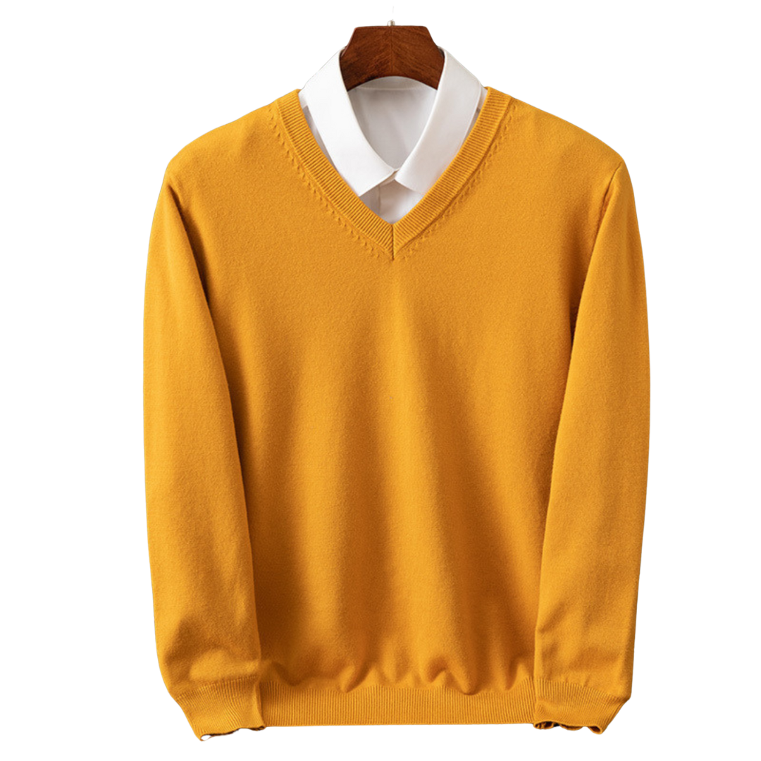 Stokes – Cashmere Sweater with V-Neck