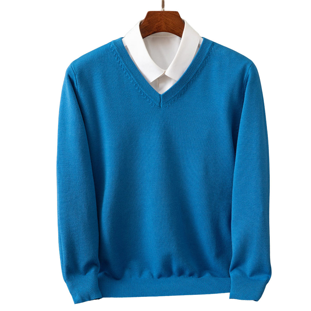 Stokes – Cashmere Sweater with V-Neck
