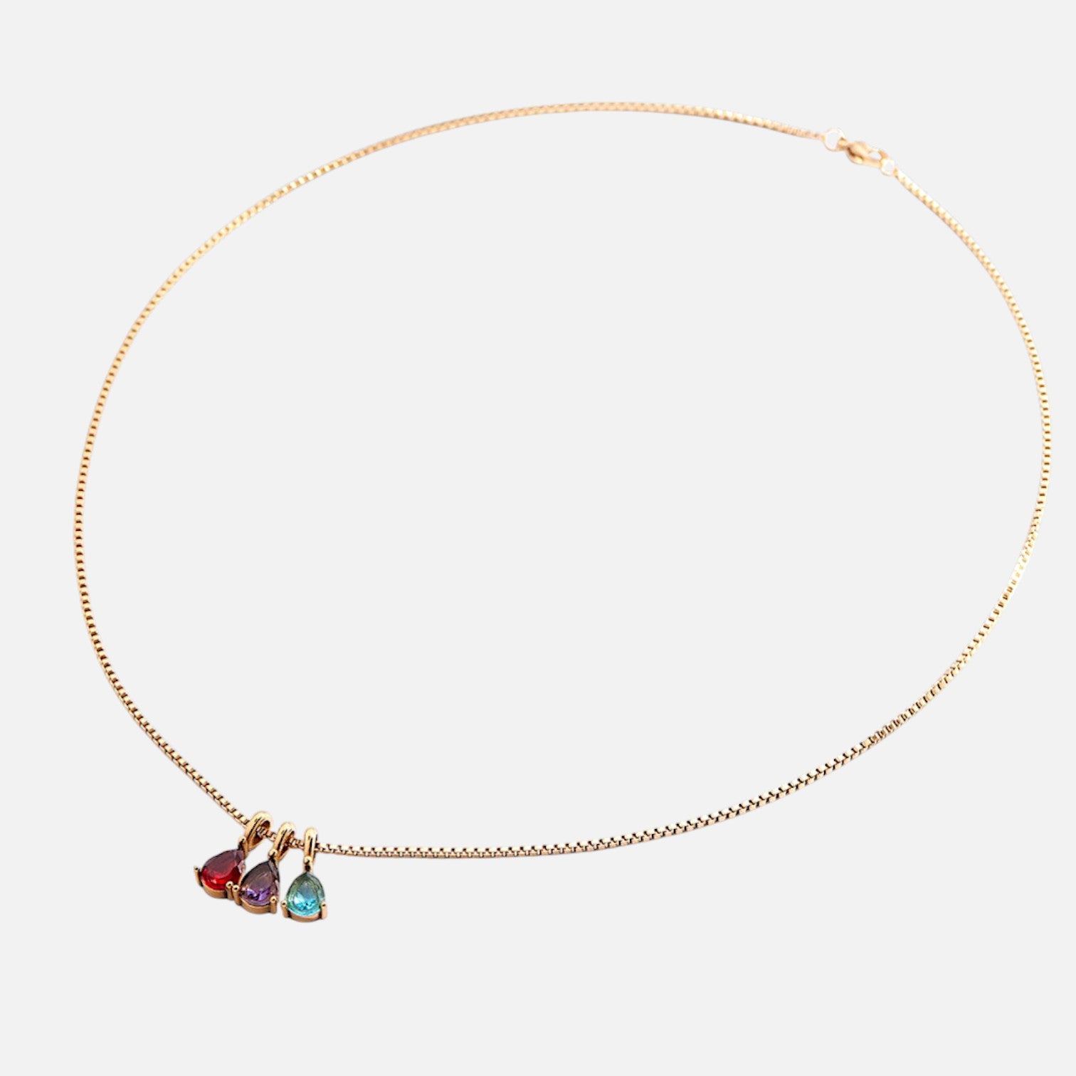 Storyline Personalised Multi-Birthstone Necklace