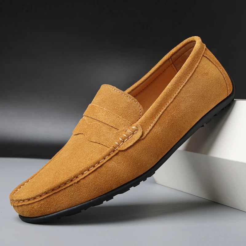 Suede Loafers
