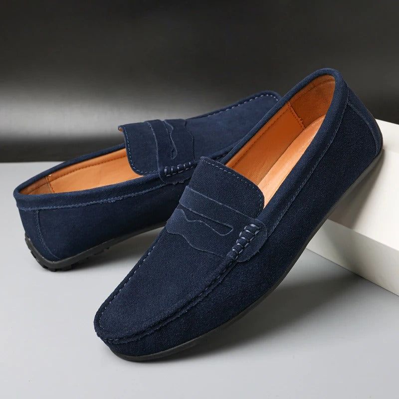 Suede Loafers