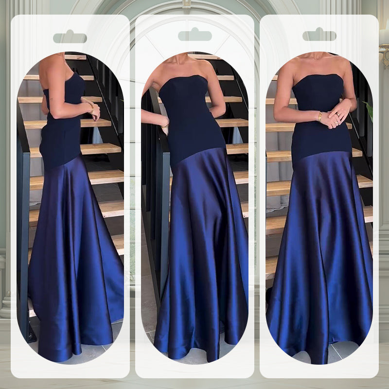 Sylwia - Elegant Off-Shoulder Long Dress
