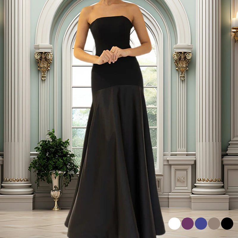 Sylwia - Elegant Off-Shoulder Long Dress