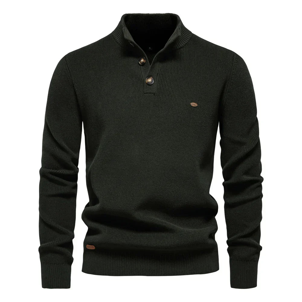 Szczerba - Pullover with Button Design