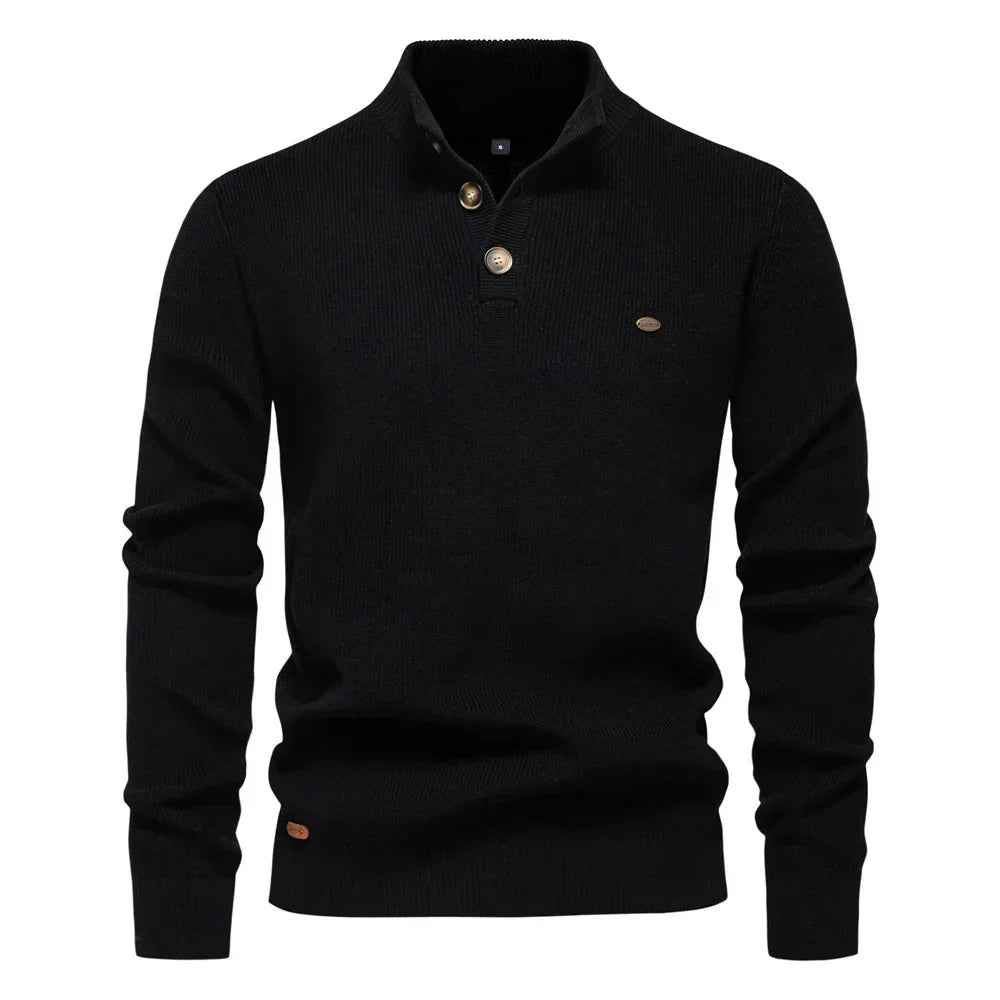 Szczerba - Pullover with Button Design