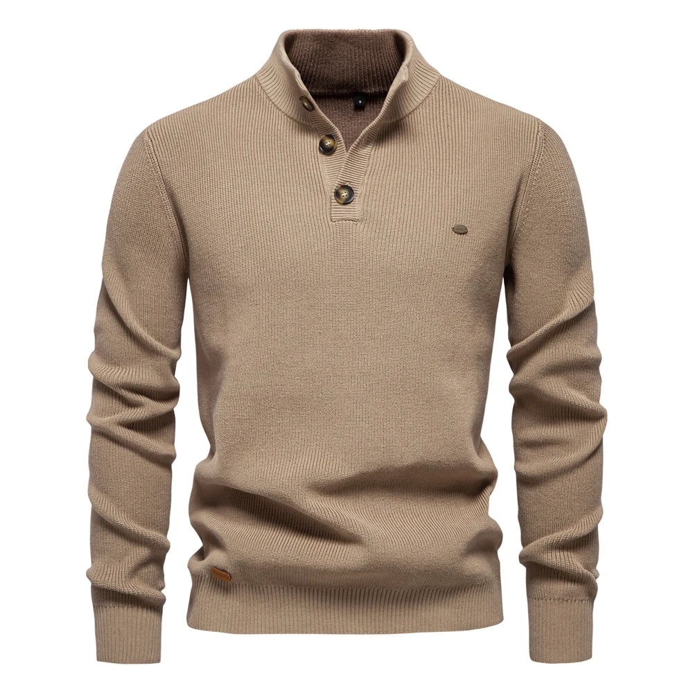 Szczerba - Pullover with Button Design