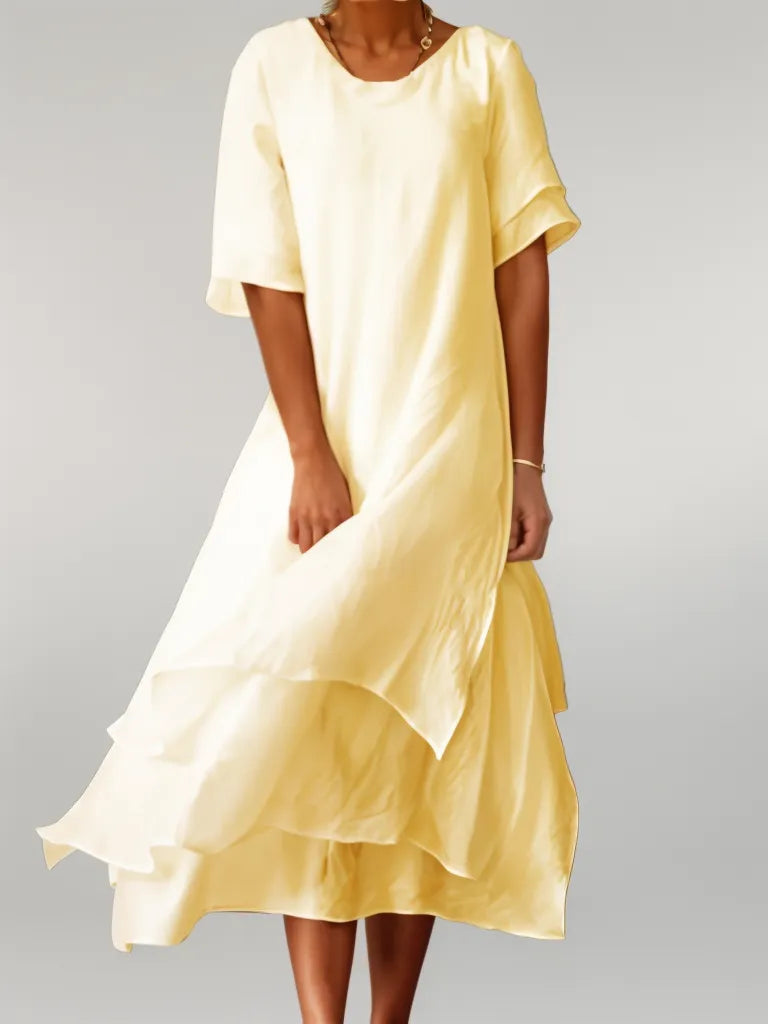Tabatha - Long Elegant Cotton Dress