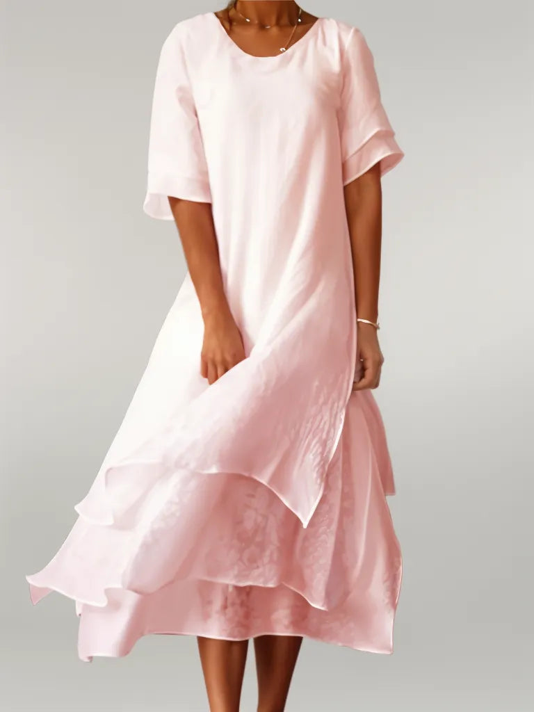 Tabatha - Long Elegant Cotton Dress