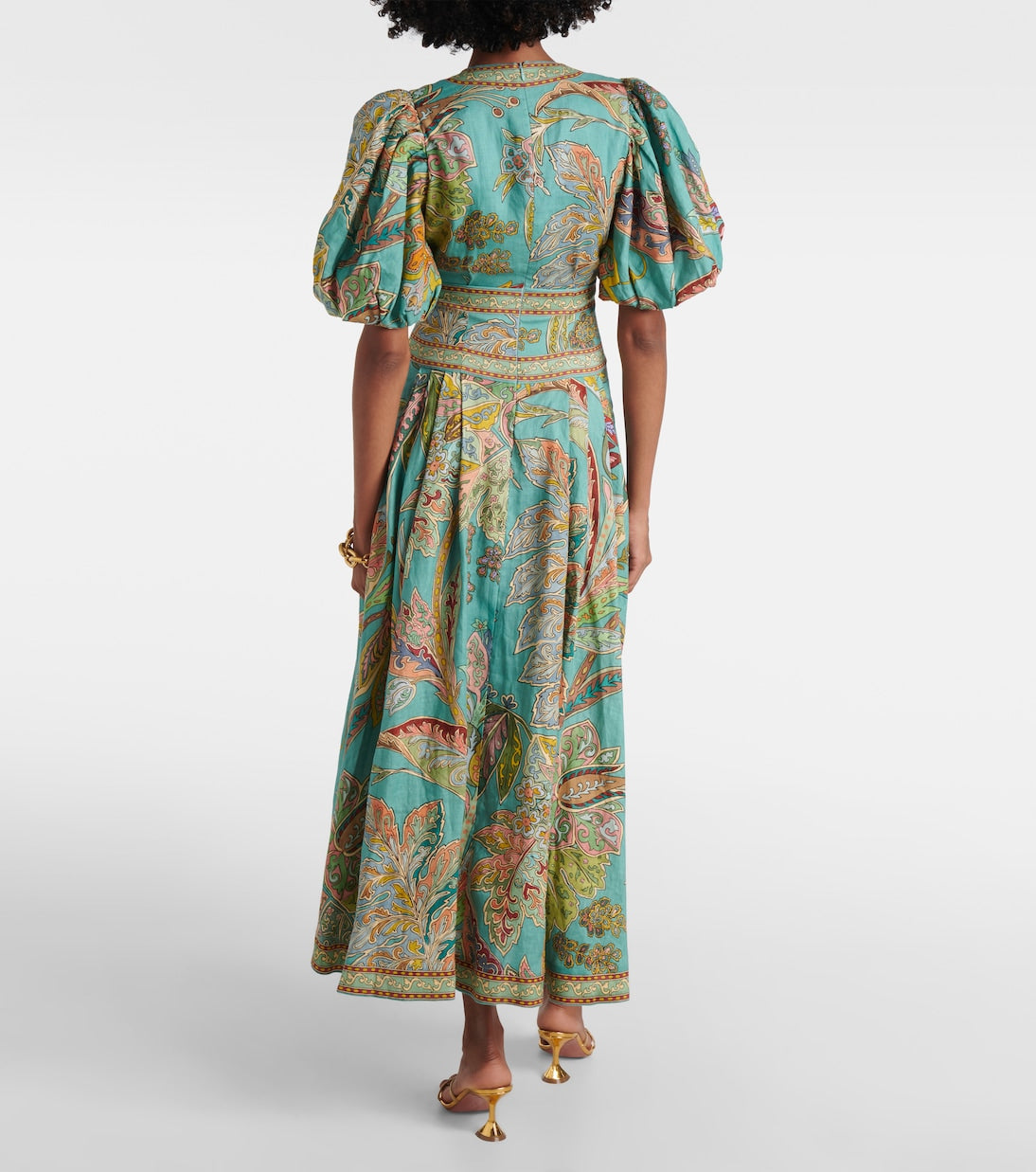 Taliqua – Fashionable Short Sleeve Dress with Prints