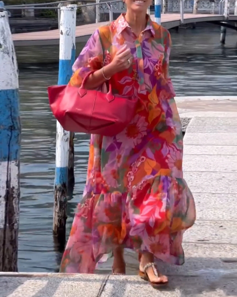 Tanisha - Long Floral Dress